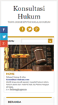 Mobile Screenshot of konsultasi-hukum.com