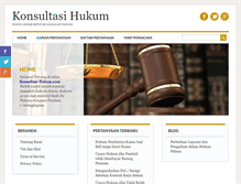 Tablet Screenshot of konsultasi-hukum.com